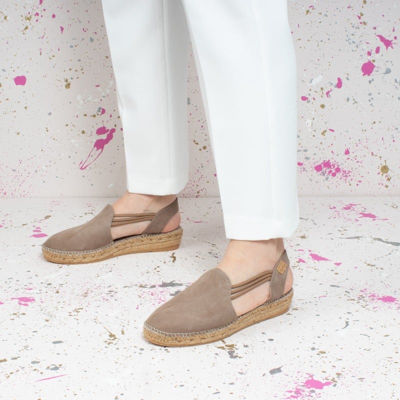 Espadrille taupe on sale